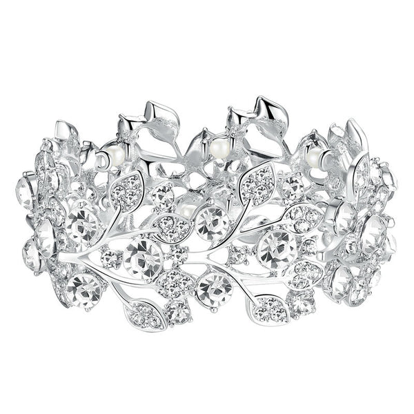 Luxury Crystal Leaf Bracelets