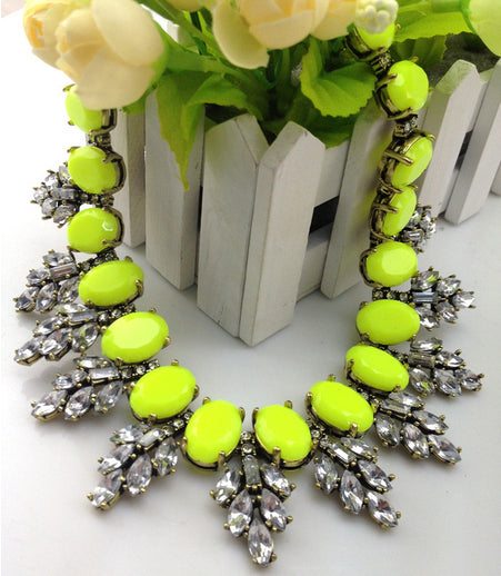 Luxury Crystal Leaves Jewelry Set